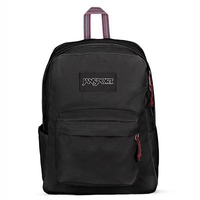 Black JanSport Restore Pack School Backpacks | US_JS474