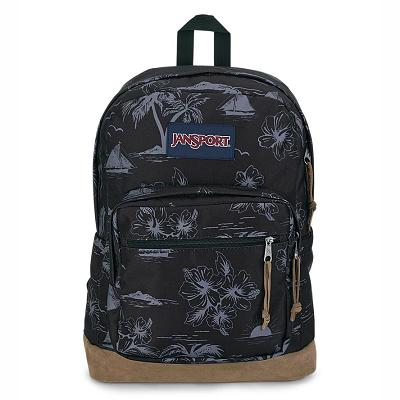 Black JanSport Right Pack Laptop Backpacks | US_JS106