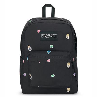 Black JanSport SuperBreak® Plus Laptop Backpacks | US_JS156