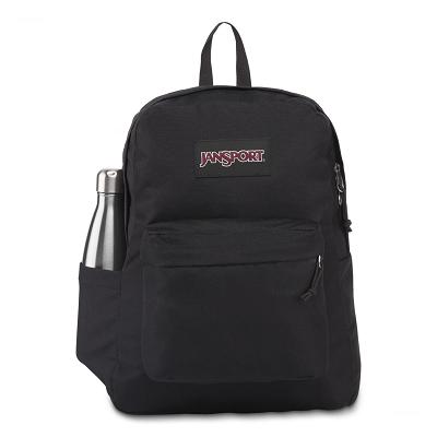 Black JanSport SuperBreak® Plus Laptop Backpacks | US_JS195