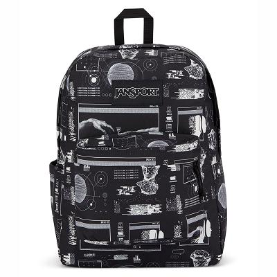 Black JanSport SuperBreak® Plus Laptop Backpacks | US_JS531