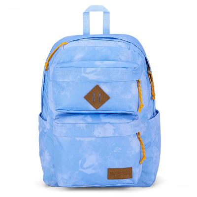 Blue JanSport Double Break School Backpacks | US_JS579