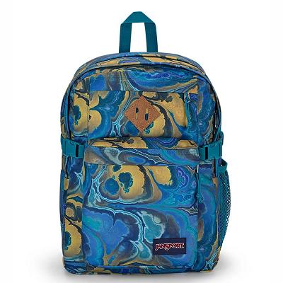 Blue JanSport Main Campus Laptop Backpacks | US_JS069