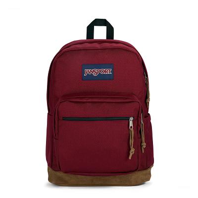 Burgundy JanSport Right Pack School Backpacks | US_JS043