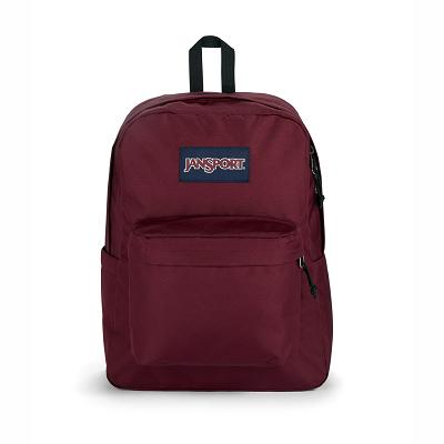 Burgundy JanSport SuperBreak® Plus Laptop Backpacks | US_JS148