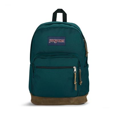 Deep Green JanSport Right Pack Laptop Backpacks | US_JS432