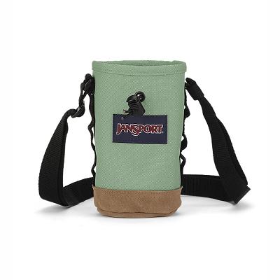 Green JanSport KITSACK Water Bottle Sling | US_JS498