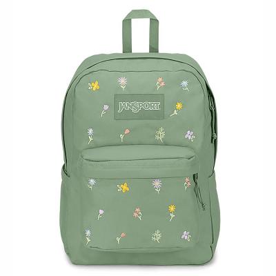 Green JanSport SuperBreak® Plus Laptop Backpacks | US_JS409