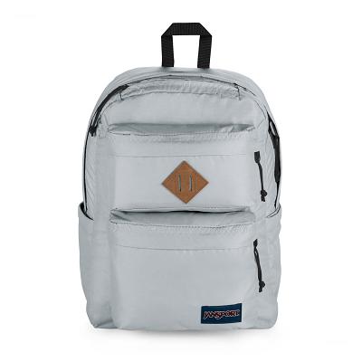 Grey JanSport Double Break School Backpacks | US_JS501