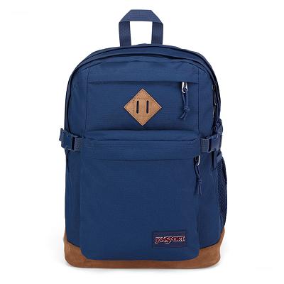 Navy JanSport SUEDE CAMPUS School Backpacks | US_JS146