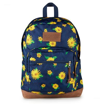 Navy / Yellow JanSport Right Pack Laptop Backpacks | US_JS530