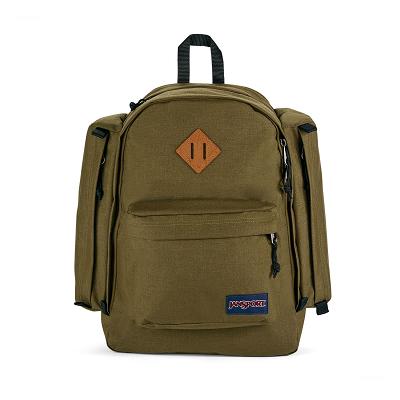 Olive JanSport Field Pack Hiking Backpacks | US_JS225