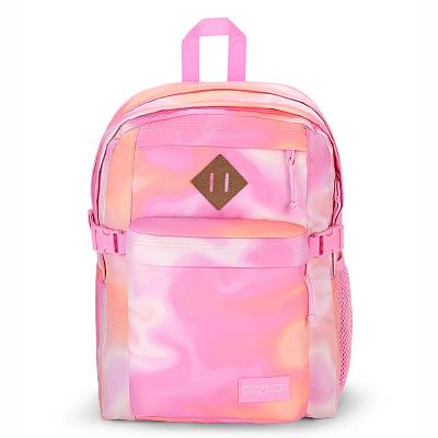 Pink JanSport Main Campus Laptop Backpacks | US_JS340