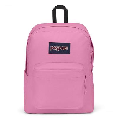 Pink JanSport SuperBreak® Plus Laptop Backpacks | US_JS028