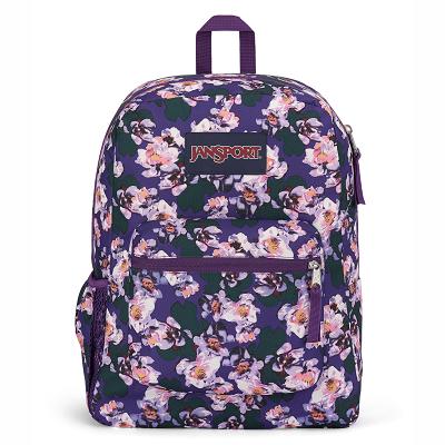 Purple JanSport CROSS TOWN School Backpacks | US_JS596