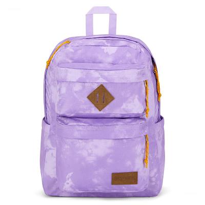 Purple JanSport Double Break Laptop Backpacks | US_JS490