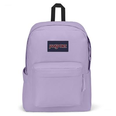 Purple JanSport SuperBreak® Plus Laptop Backpacks | US_JS319