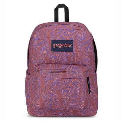 Purple / Orange JanSport SuperBreak® Plus School Backpacks | US_JS131