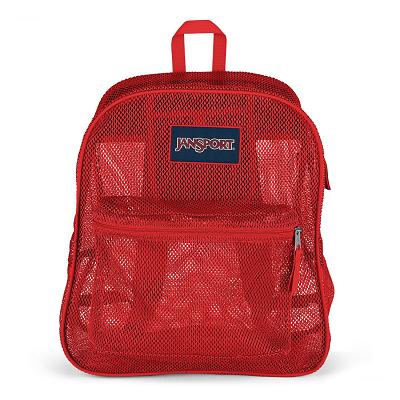 Red JanSport Mesh Pack School Backpacks | US_JS113