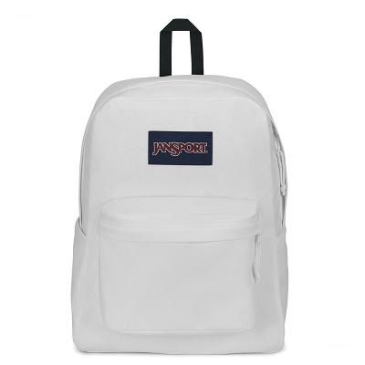 White JanSport SuperBreak® Plus Laptop Backpacks | US_JS451