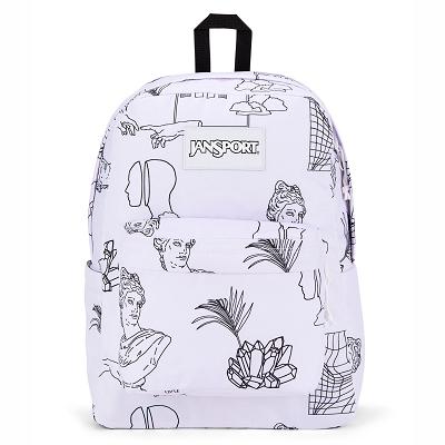 White JanSport SuperBreak® School Backpacks | US_JS355