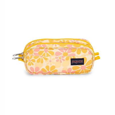 Yellow JanSport Large Accessory Pouch Pencil Cases | US_JS018