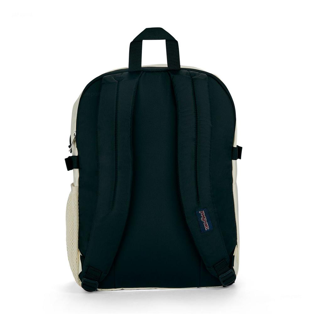 Beige JanSport Main Campus School Backpacks | US_JS576