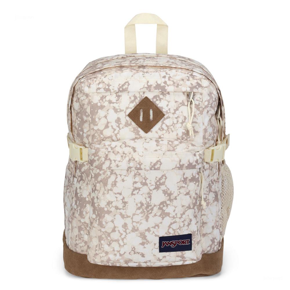 Beige JanSport SUEDE CAMPUS School Backpacks | US_JS207