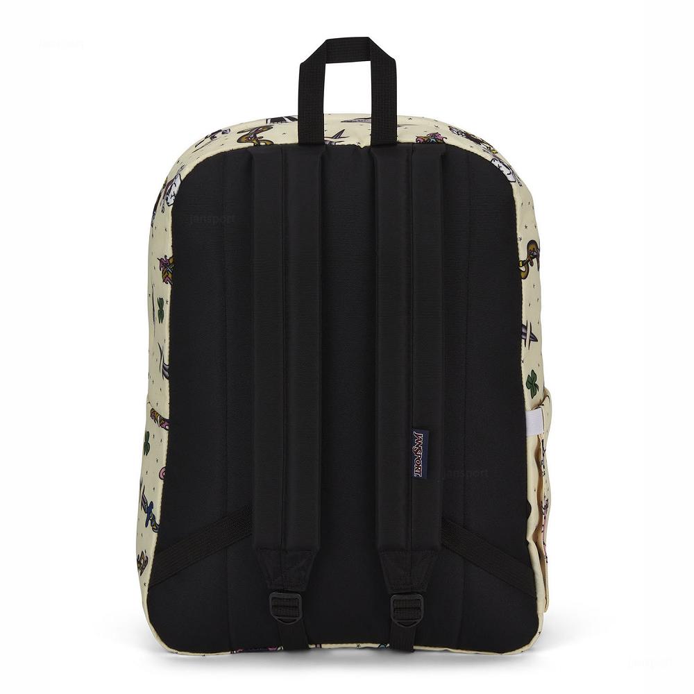 Beige JanSport SuperBreak® Plus Laptop Backpacks | US_JS120