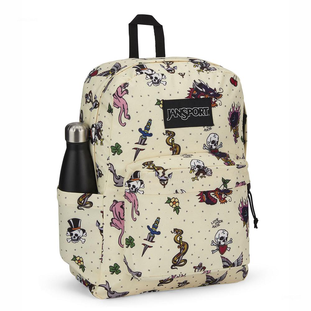 Beige JanSport SuperBreak® Plus Laptop Backpacks | US_JS120