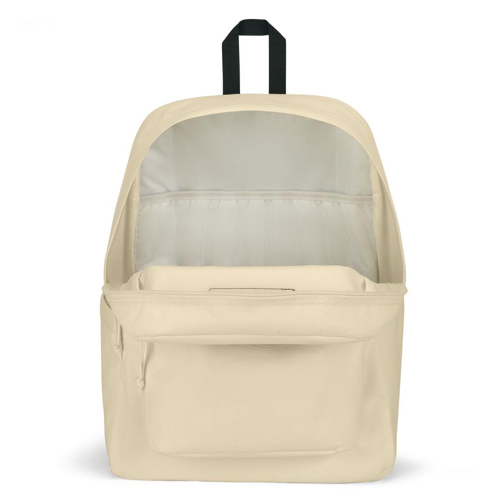 Beige JanSport SuperBreak® Plus Laptop Backpacks | US_JS234