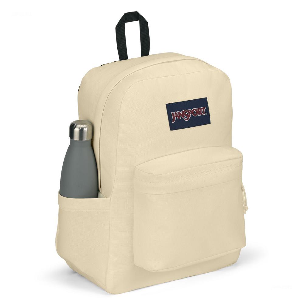 Beige JanSport SuperBreak® Plus Laptop Backpacks | US_JS234