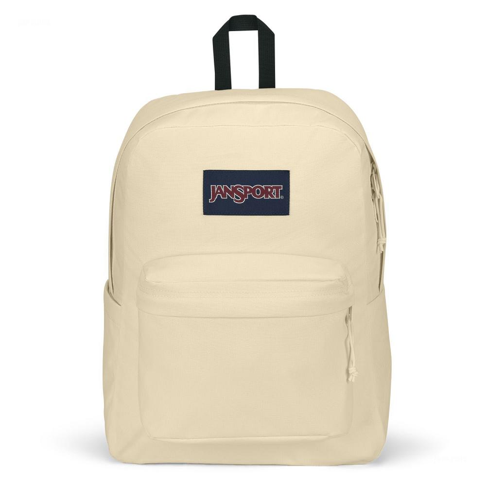 Beige JanSport SuperBreak® Plus Laptop Backpacks | US_JS234