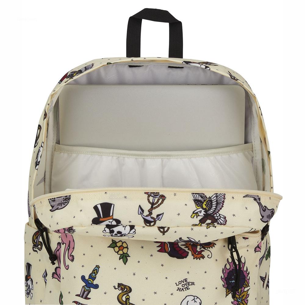 Beige JanSport SuperBreak® Plus School Backpacks | US_JS081