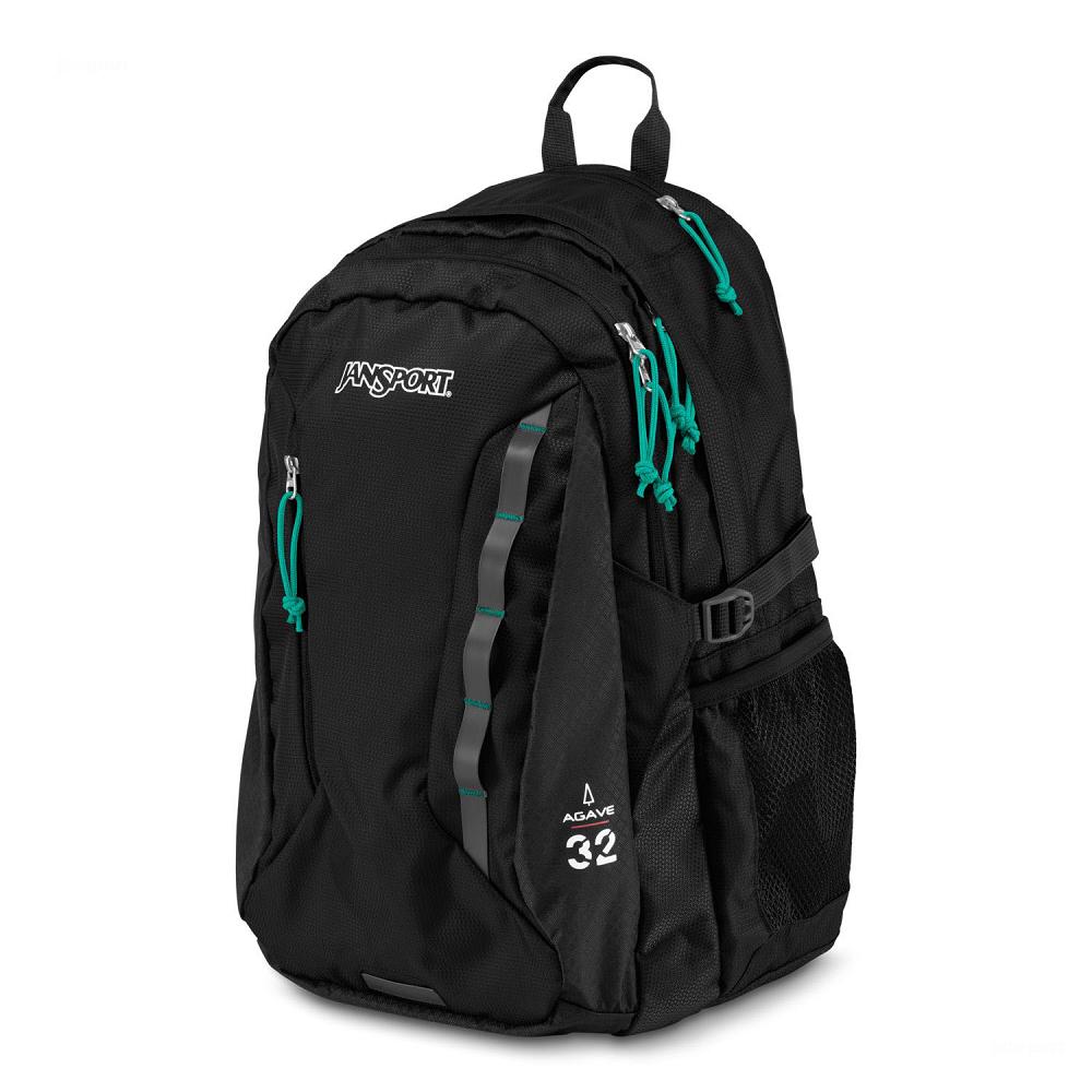 Black JanSport Agave Laptop Backpacks | US_JS516