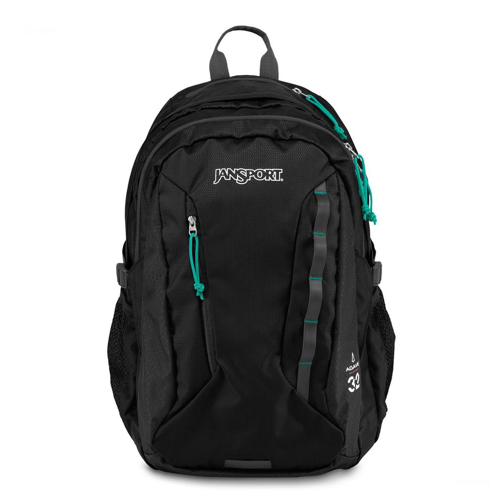 Black JanSport Agave Laptop Backpacks | US_JS516