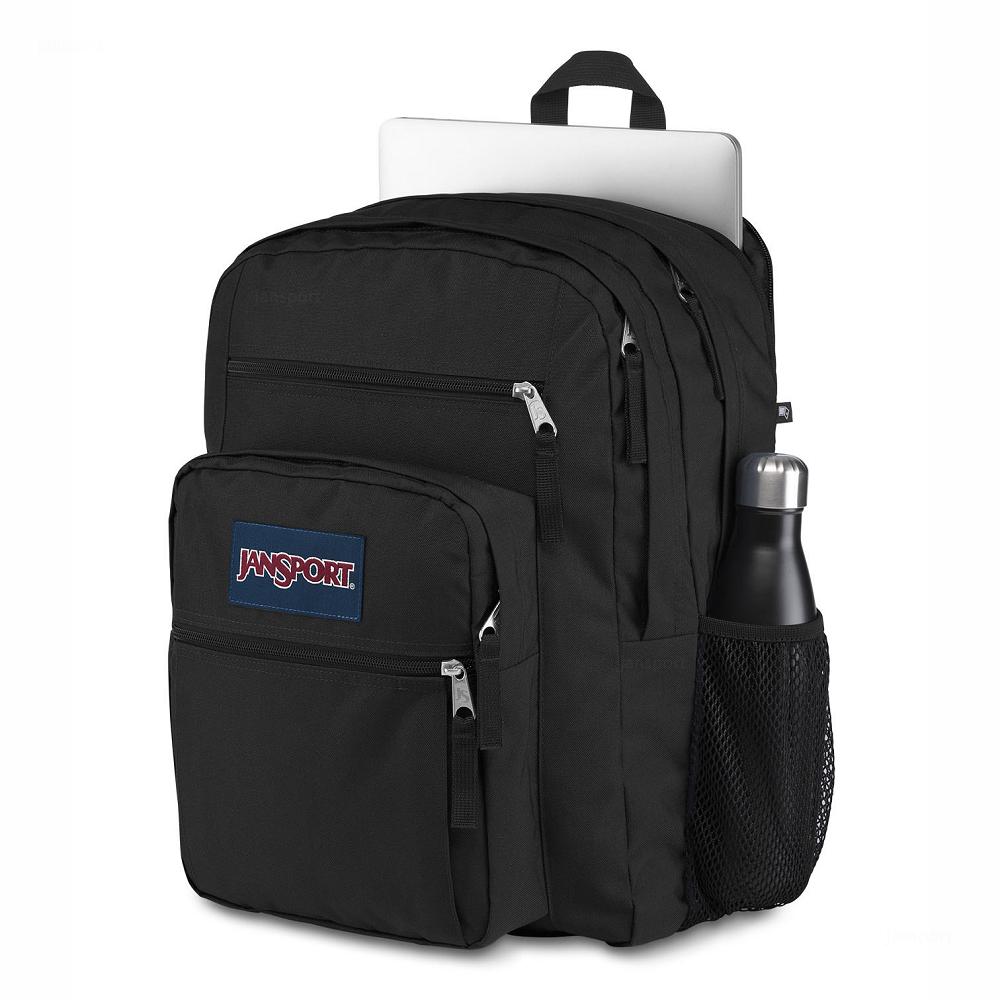 Black JanSport BIG STUDENT Laptop Backpacks | US_JS185