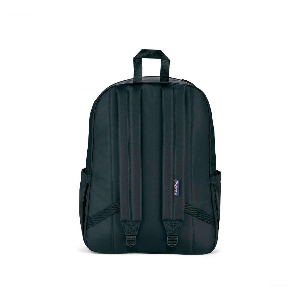 Black JanSport Double Break Laptop Backpacks | US_JS582