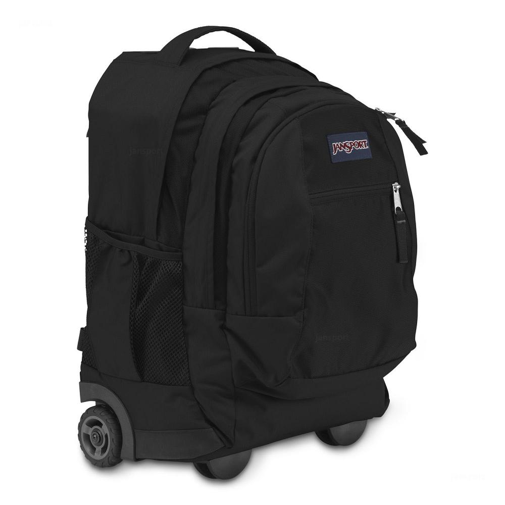 Black JanSport Driver 8 Rolling Backpacks | US_JS053