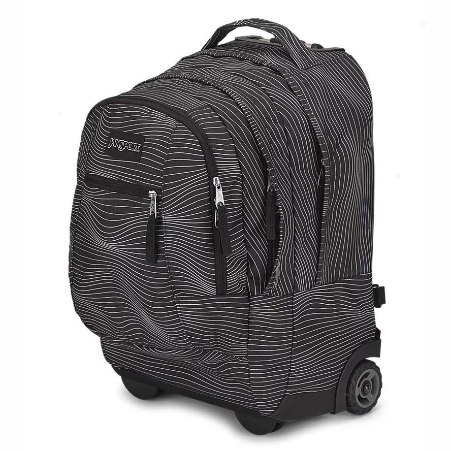 Black JanSport Driver 8 Rolling Backpacks | US_JS302