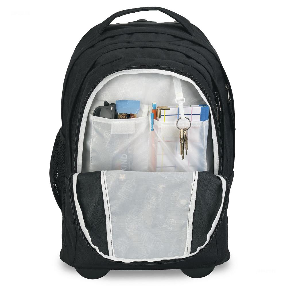 Black JanSport Driver 8 Rolling Backpacks | US_JS539