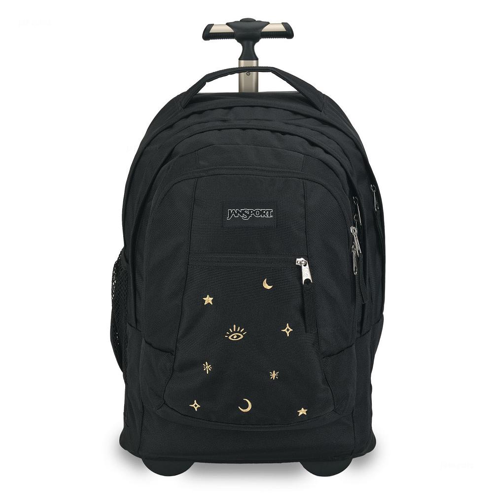 Black JanSport Driver 8 Rolling Backpacks | US_JS539