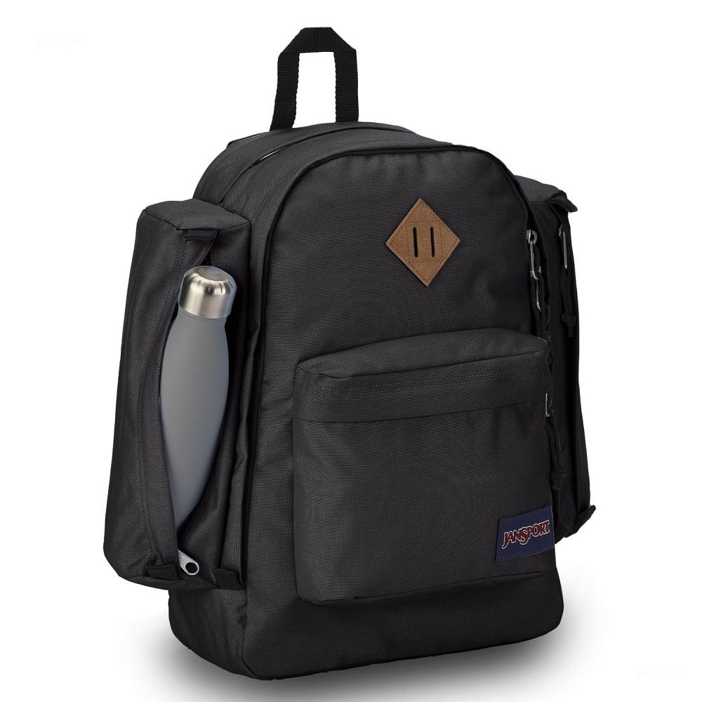 Black JanSport Field Pack School Backpacks | US_JS574