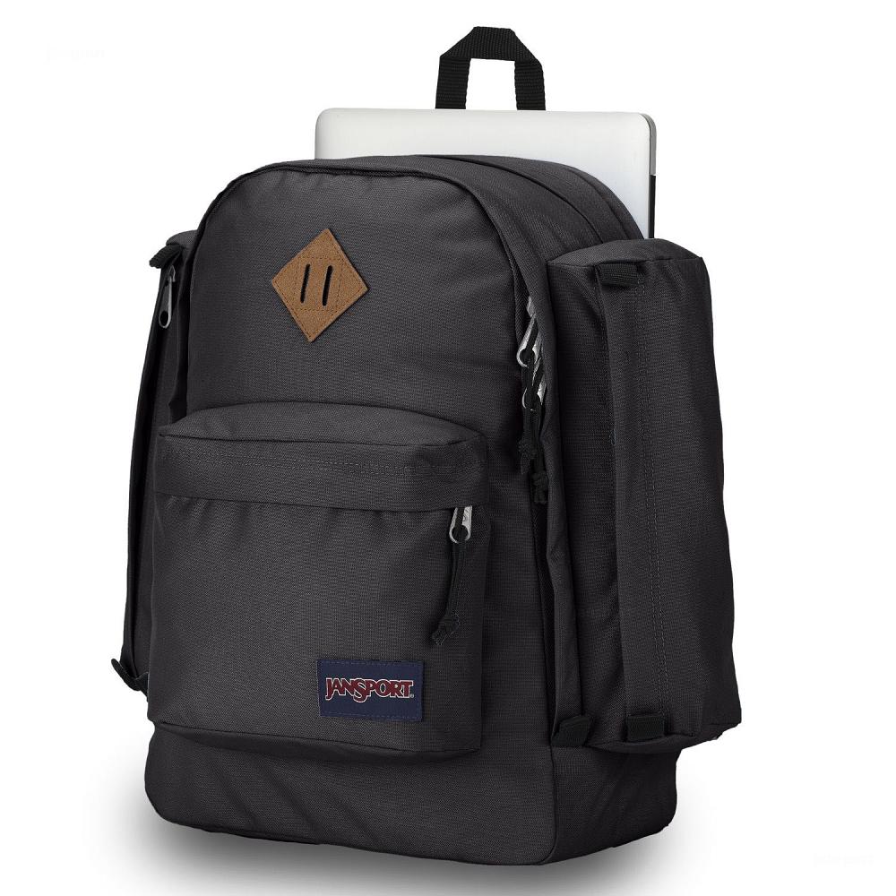 Black JanSport Field Pack School Backpacks | US_JS574