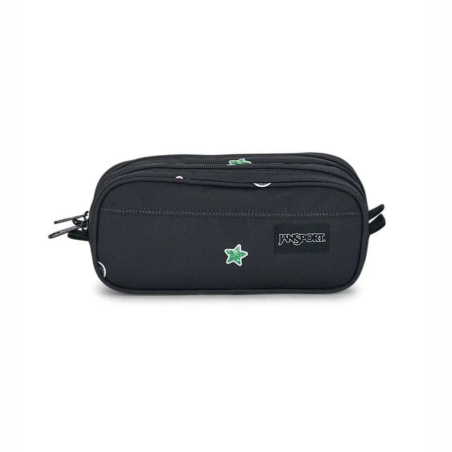 Black JanSport Large Accessory Pouch Pencil Cases | US_JS294