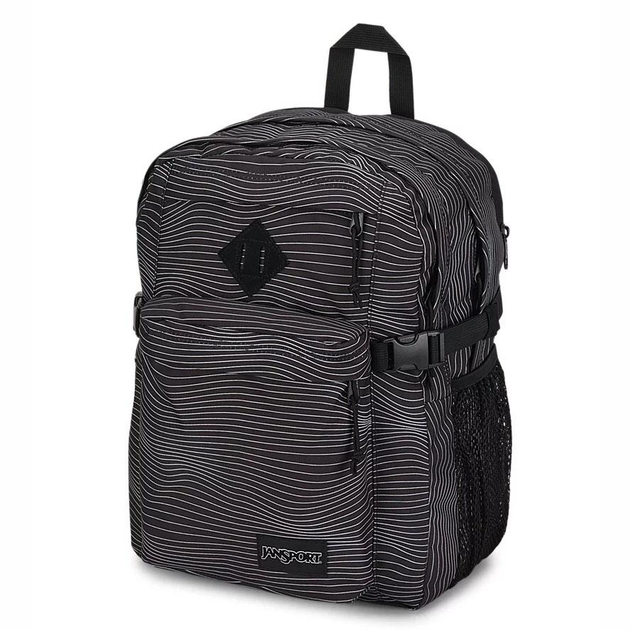 Black JanSport Main Campus Laptop Backpacks | US_JS227