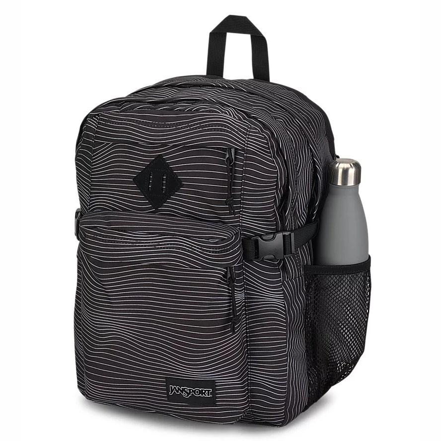 Black JanSport Main Campus Laptop Backpacks | US_JS227