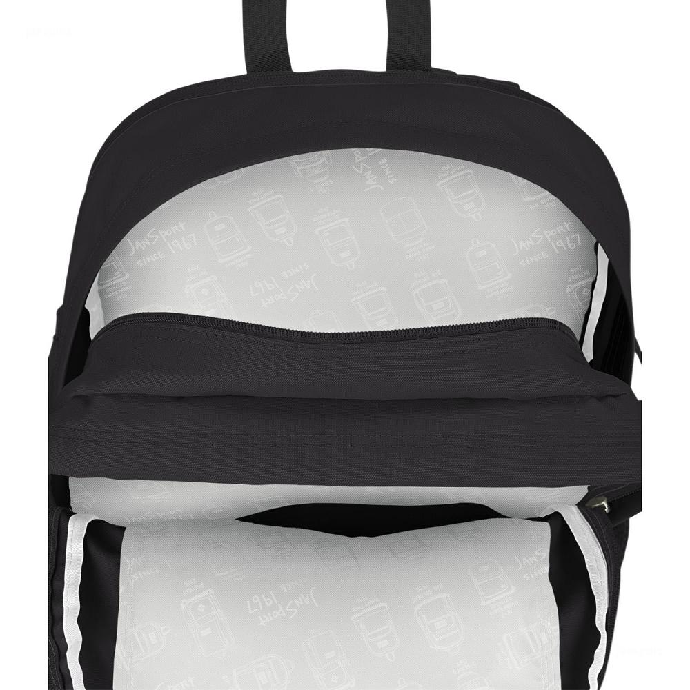 Black JanSport Main Campus Laptop Backpacks | US_JS483