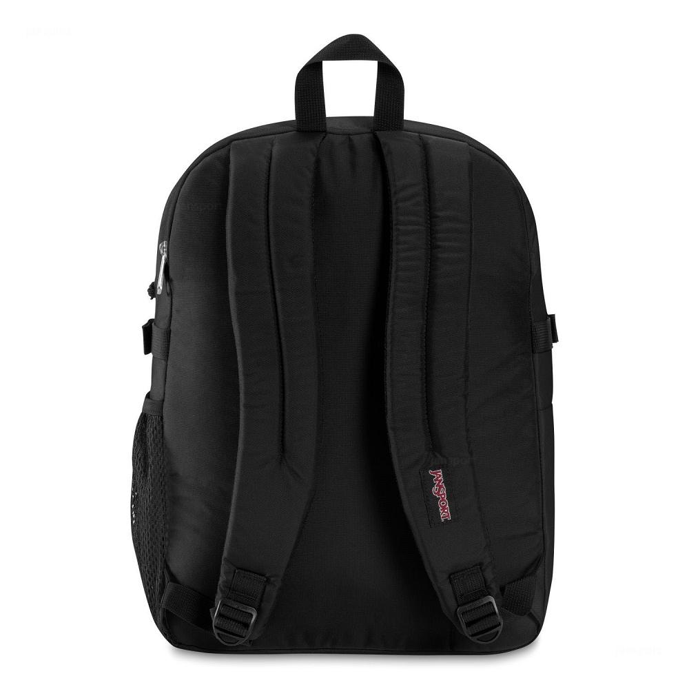 Black JanSport Main Campus Laptop Backpacks | US_JS483