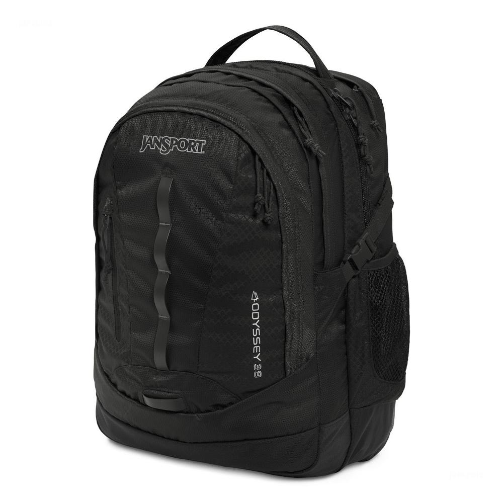 Black JanSport Odyssey School Backpacks | US_JS366